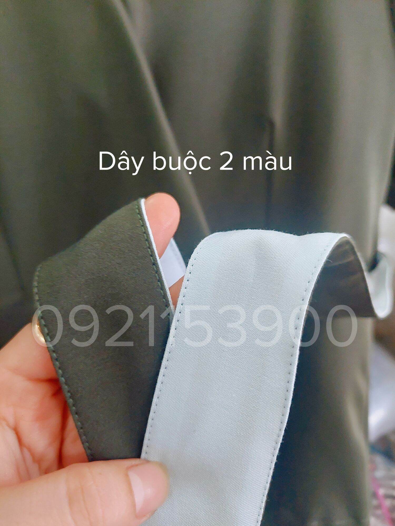 Đồng phục spa màu xanh rêu