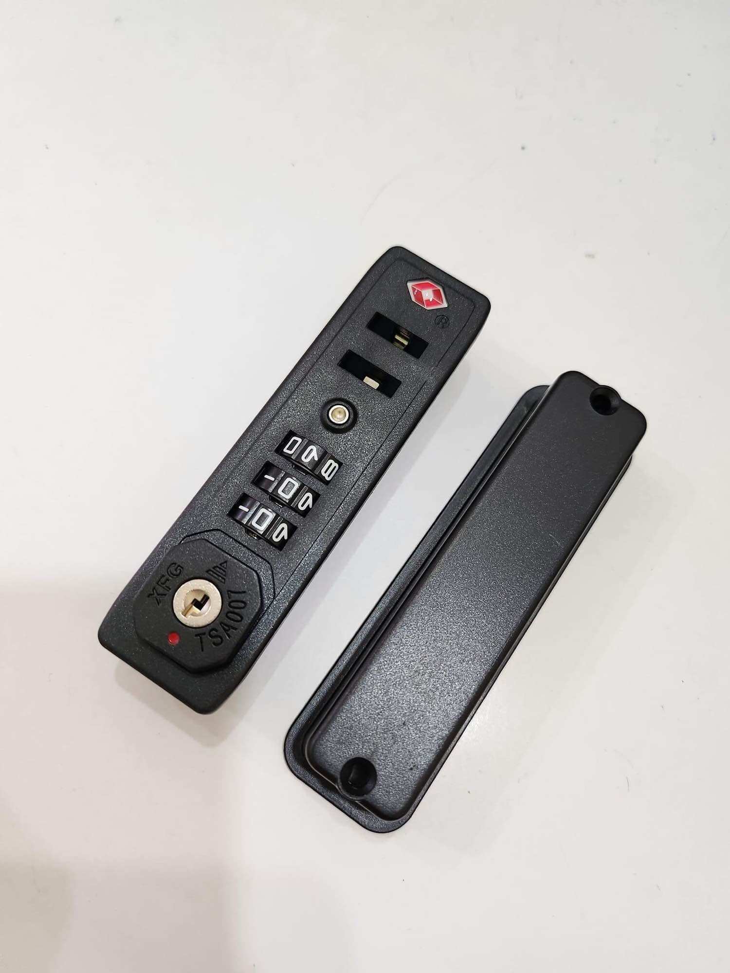 Khóa mật khẩu TSA 3 số dạng chìm cho vali (kèm ốc)