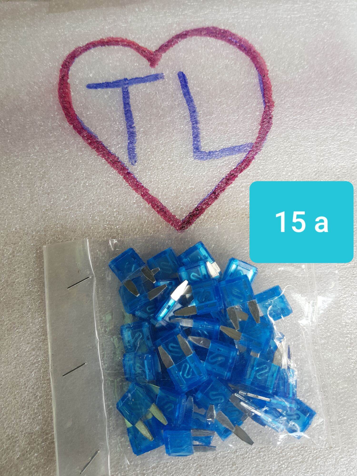 cầu chì dẹp To - nhỏ (10 cái) (loại tốt)