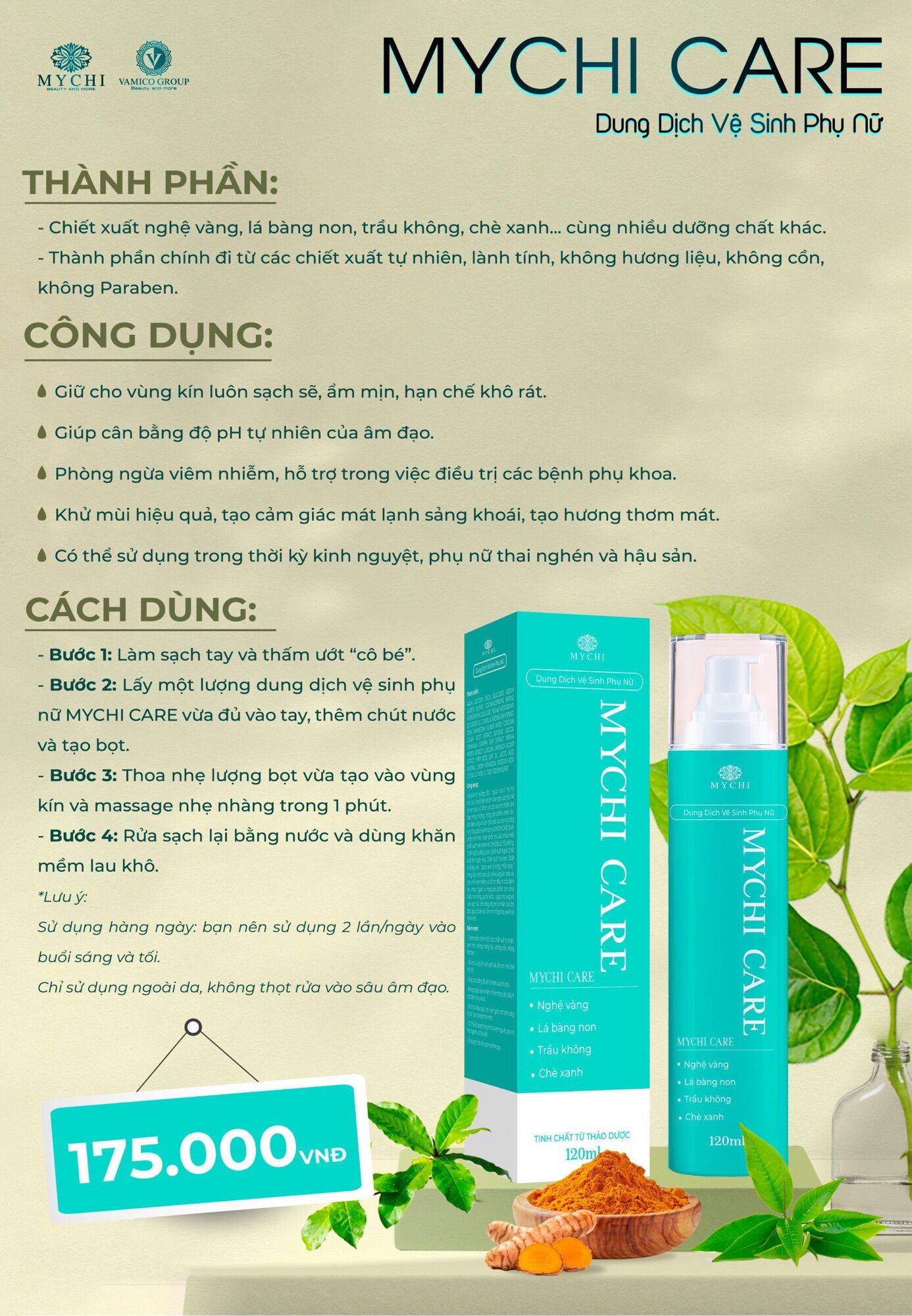Dung Dịch Vệ sinh Phụ nữ Mychi care