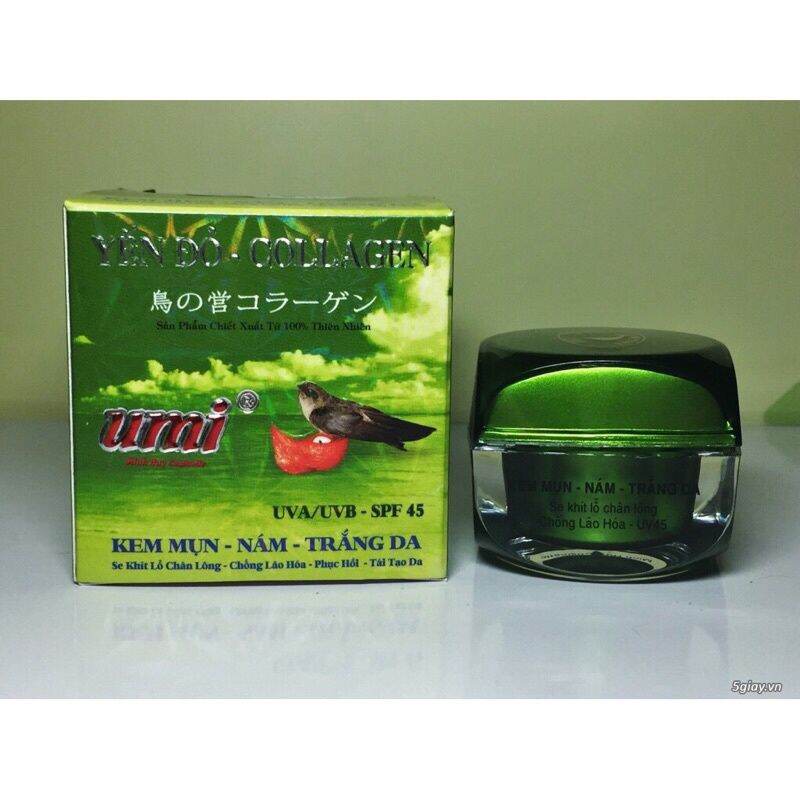 Kem umi yến đỏ mụn nám trắng da 12g