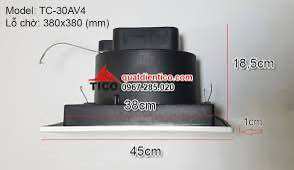 Quạt hút âm trần nối ống gió tc-30av4