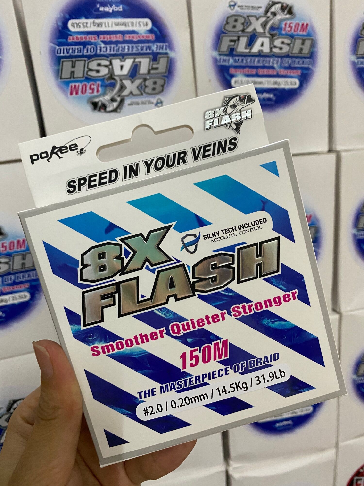 [HCM]DÂY PE Pokee FLASH X8 - 150m