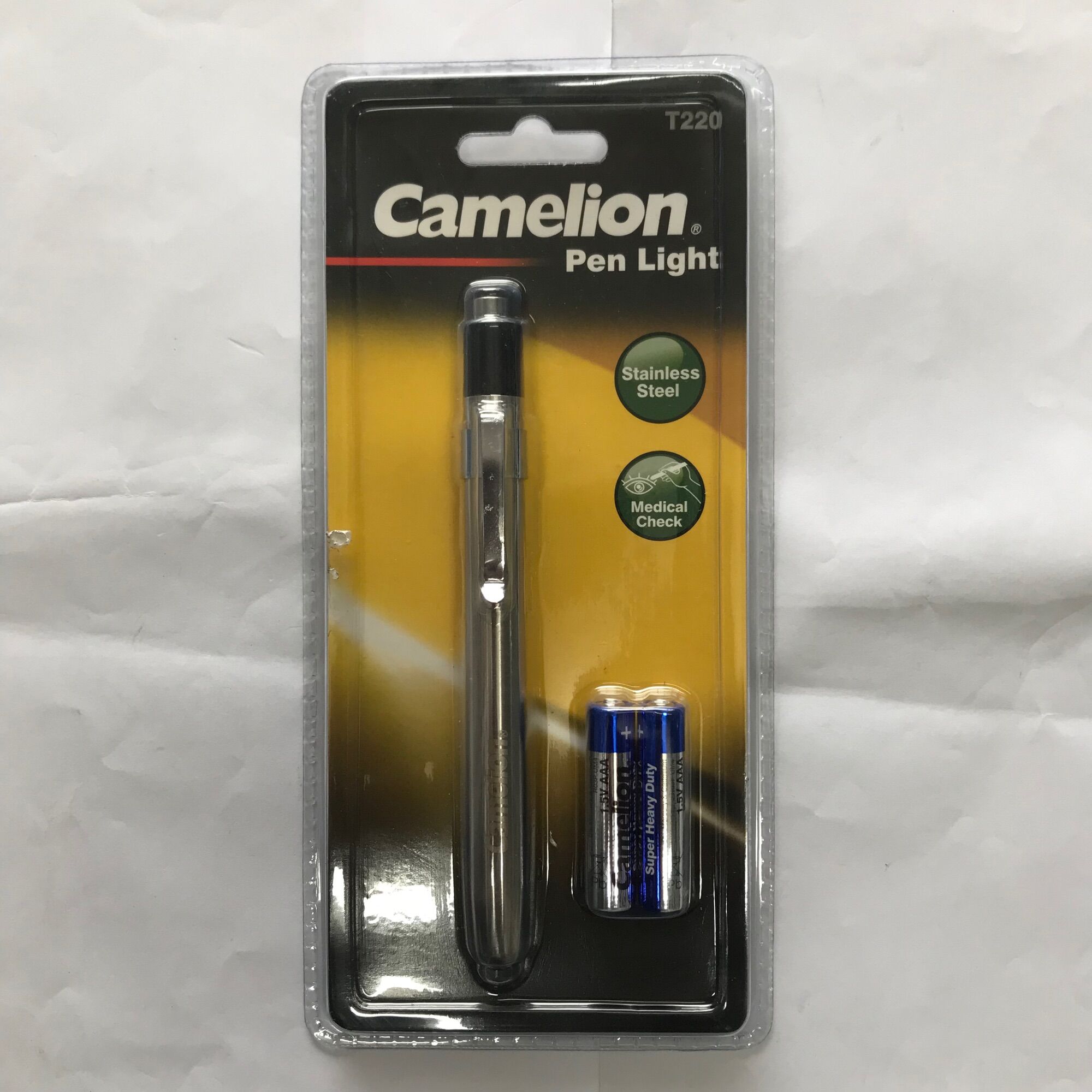 đèn bút soi tai,mũi,họng Camelion