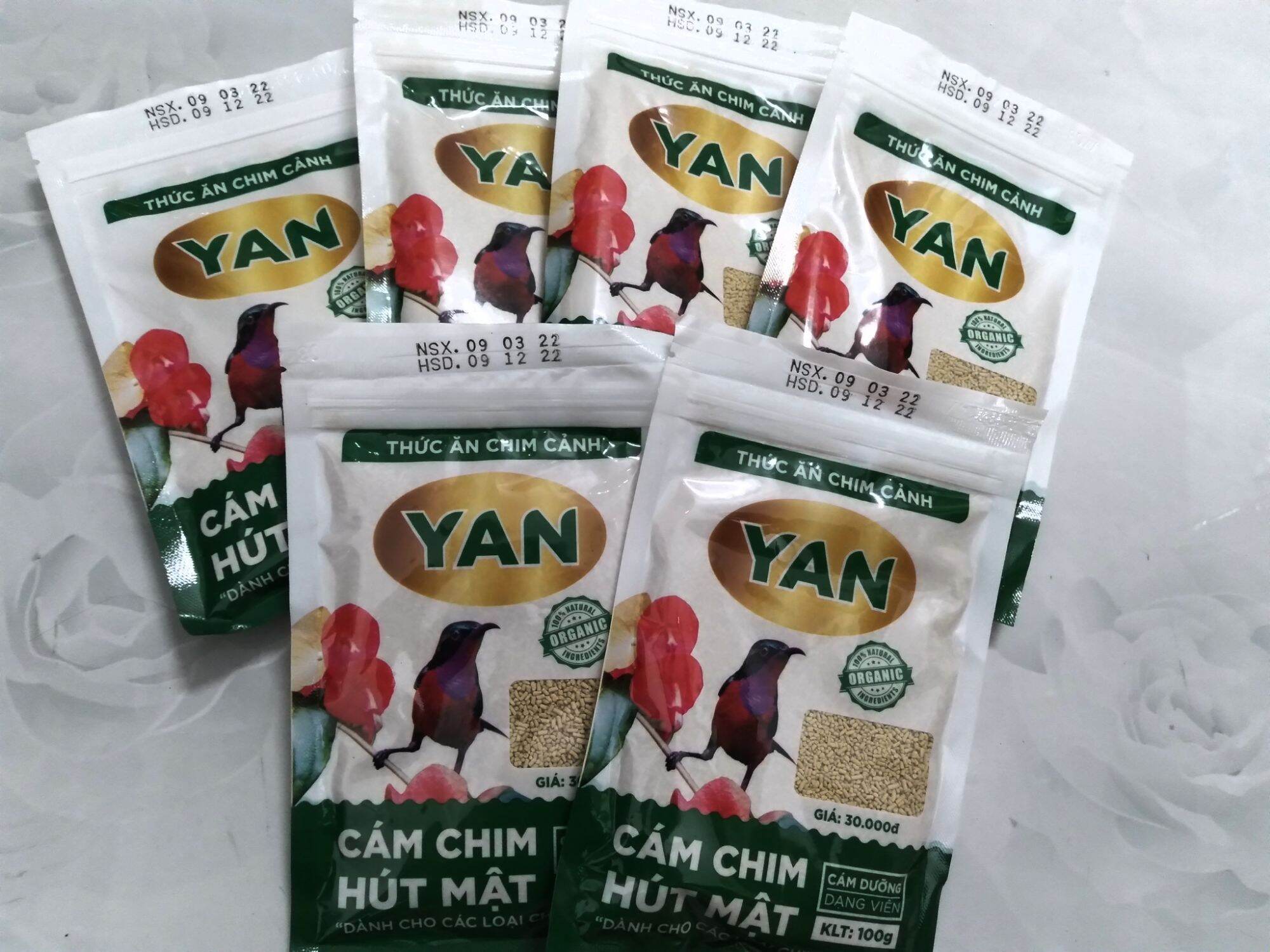 Cám chim hút mật Yan ( cám dưỡng dạng viên 100g)