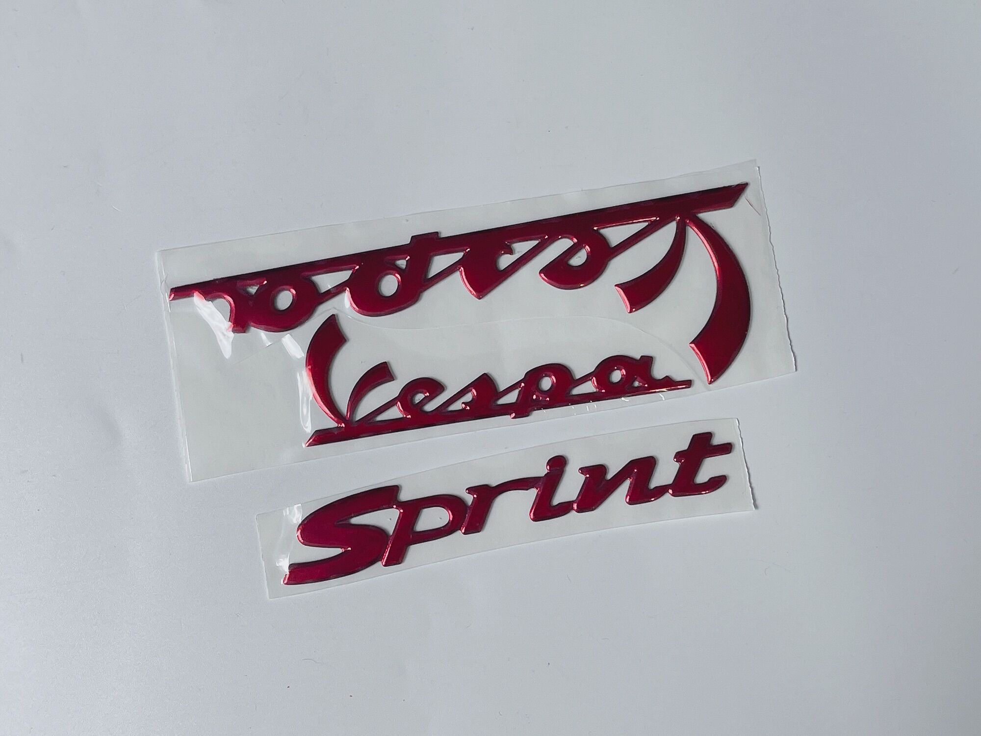 Tem nỗi chữ Vespa Sprint đủ màu có sẵn keo, tem dán thay thế xe Vespa sprint
