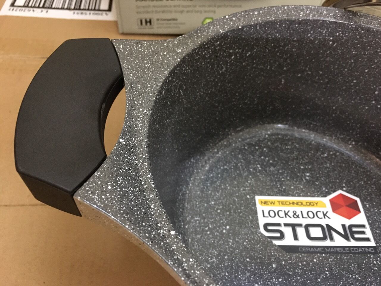 Nồi đá LOCK&LOCK Stone 20cm LCA6202