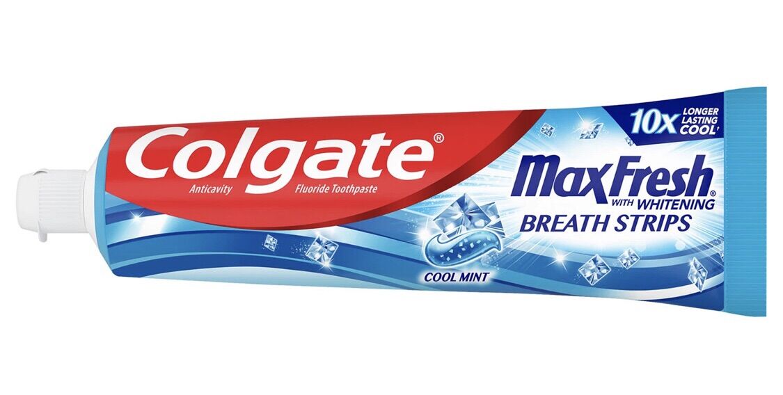 Kem đánh răng the mát thơm miệng Colgate Max Fresh Cool Mint 7.6oz-215g hàng Mỹ
