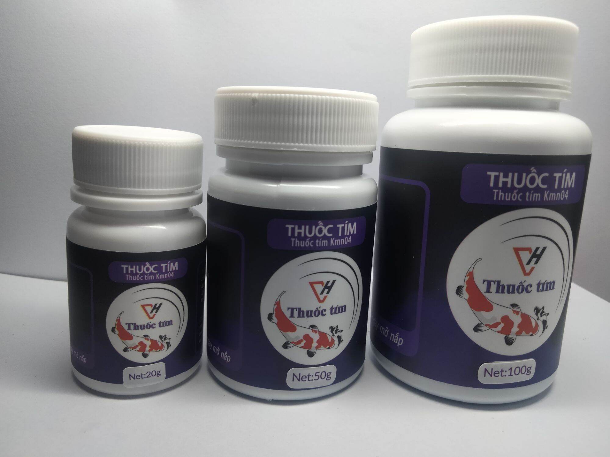 Thuốc tím sát khuẩn, tắm cá cảnh các loại 20gam lẻ giá sỉ