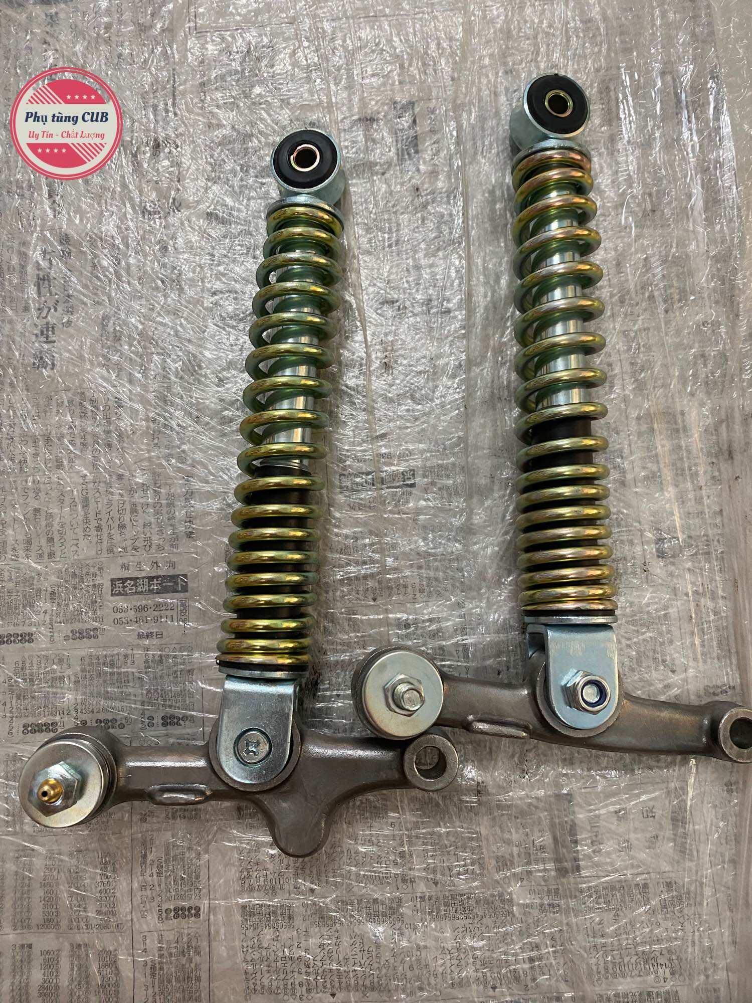 Cặp phuộc giò gà xe cub 81-86-82 hàng gia công
