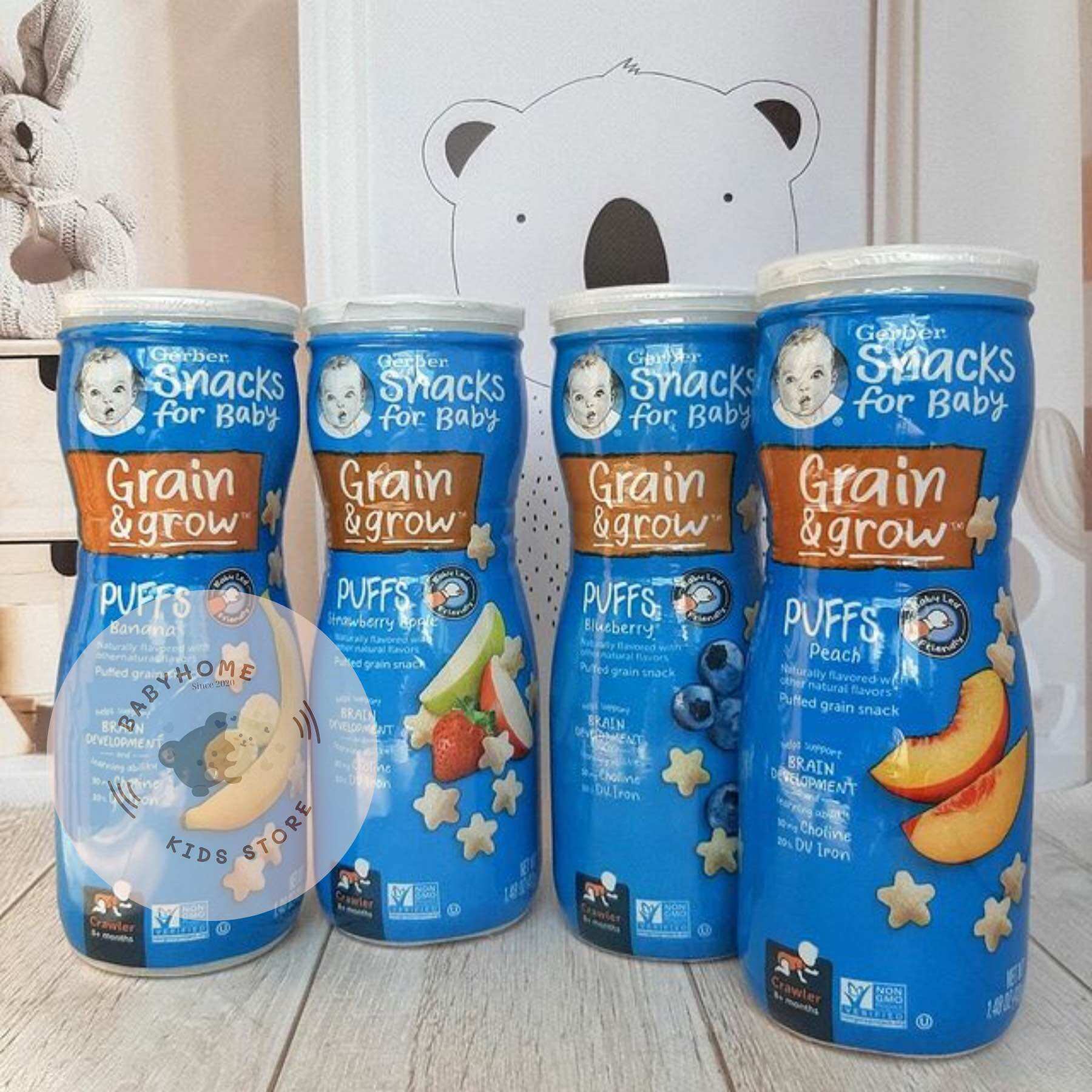 [Nội địa Mỹ] BÁNH ĂN DẶM GERBER NGÔI SAO 42gr