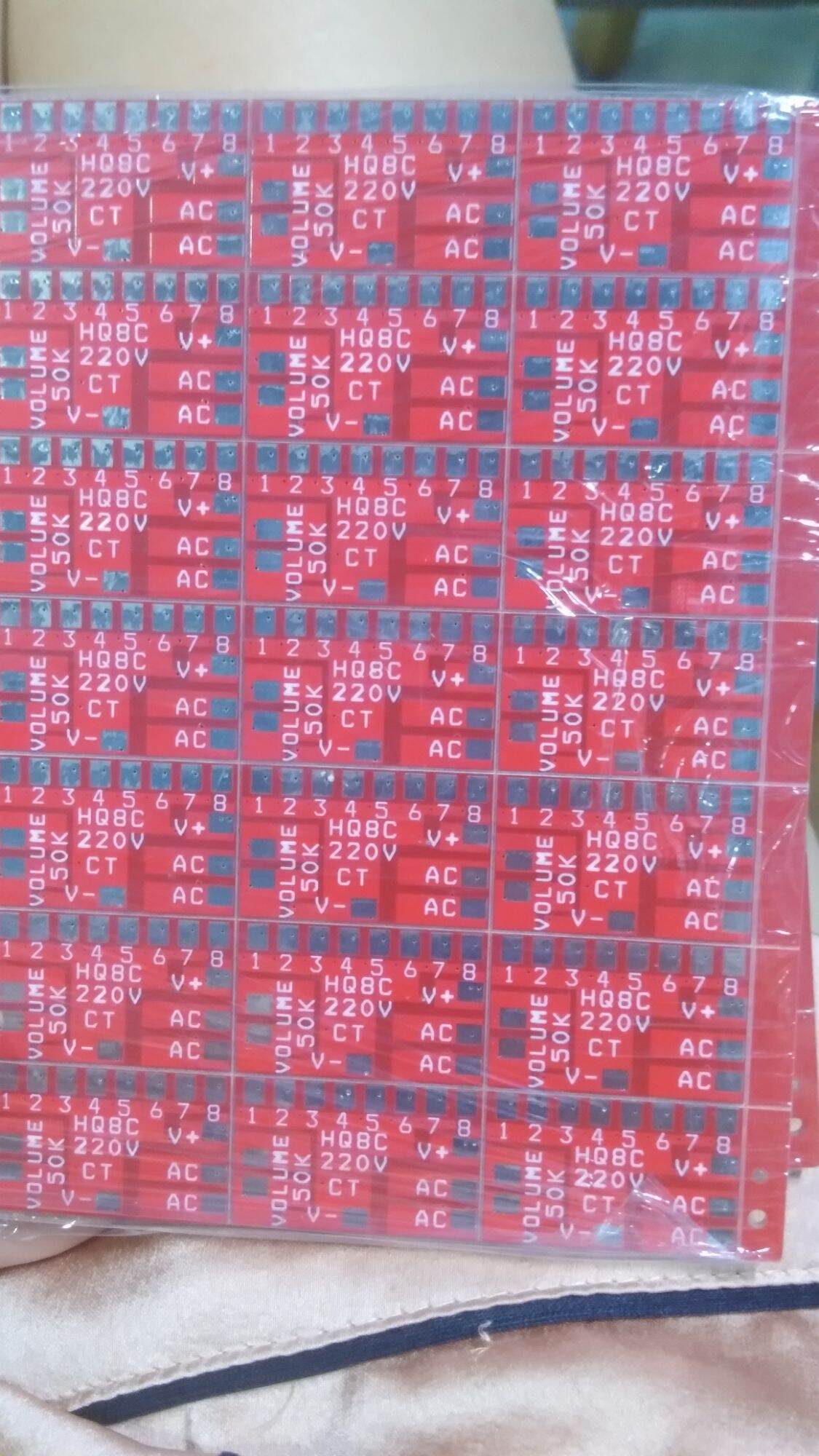 Set 5 mạch hào quang 8 cổng chương trình .220v