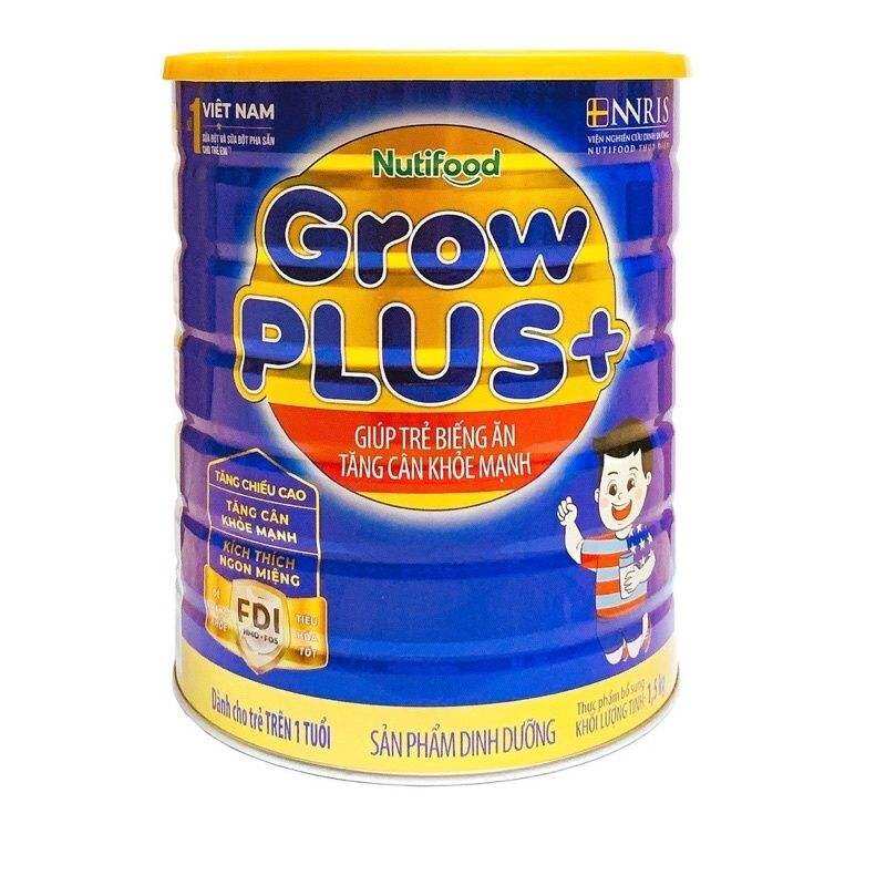 Sữa bột nutifood grow plus xanh 1.5kg(trẻ từ 1 tuổi trở lên) Mẫu mới