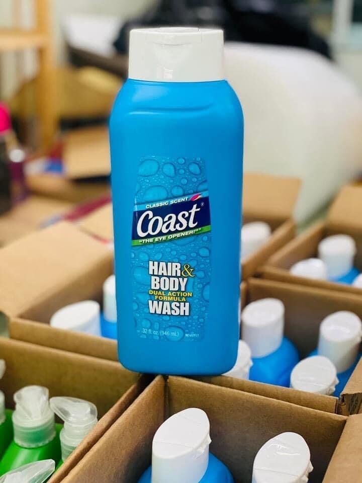 Sữa tắm coast HAIR & BODY 946ml