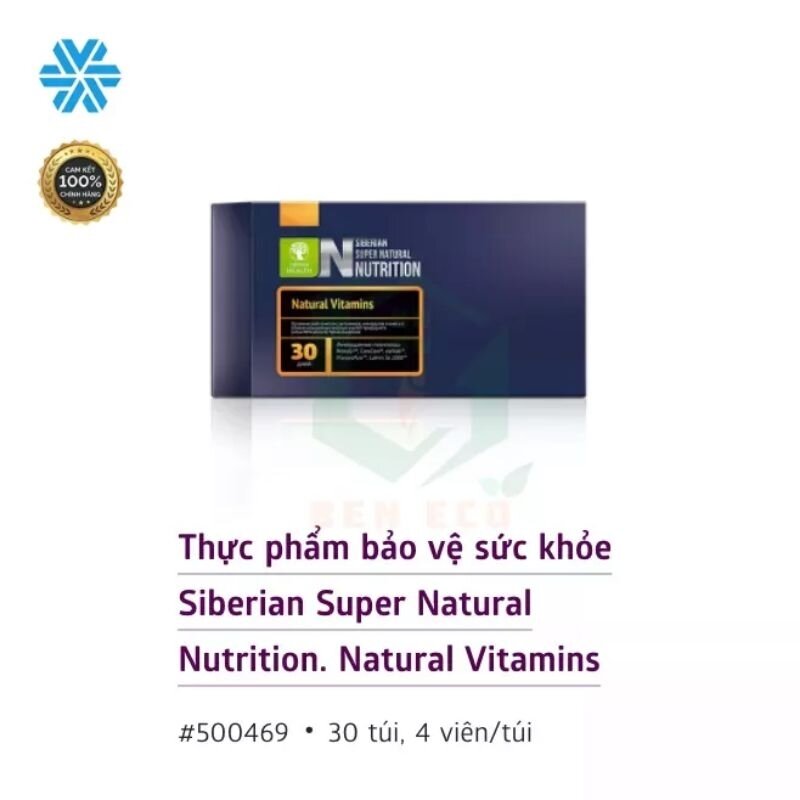 Thực phẩm bảo vệ sức khỏe Siberian Super Natural Nutrition. Natural