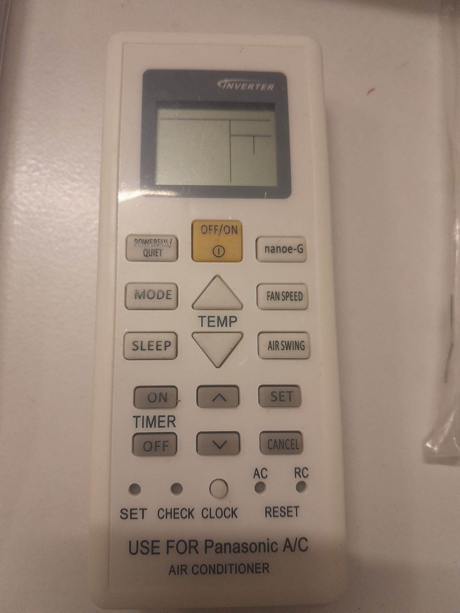 [HCM]Remote điều khiển máy lạnh Panasonic dòng PUxUKH NxUKH - POWEFUL/QUIET