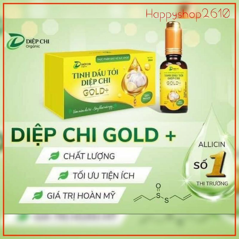 [HCM]Tinh dầu tỏi diệp chi
