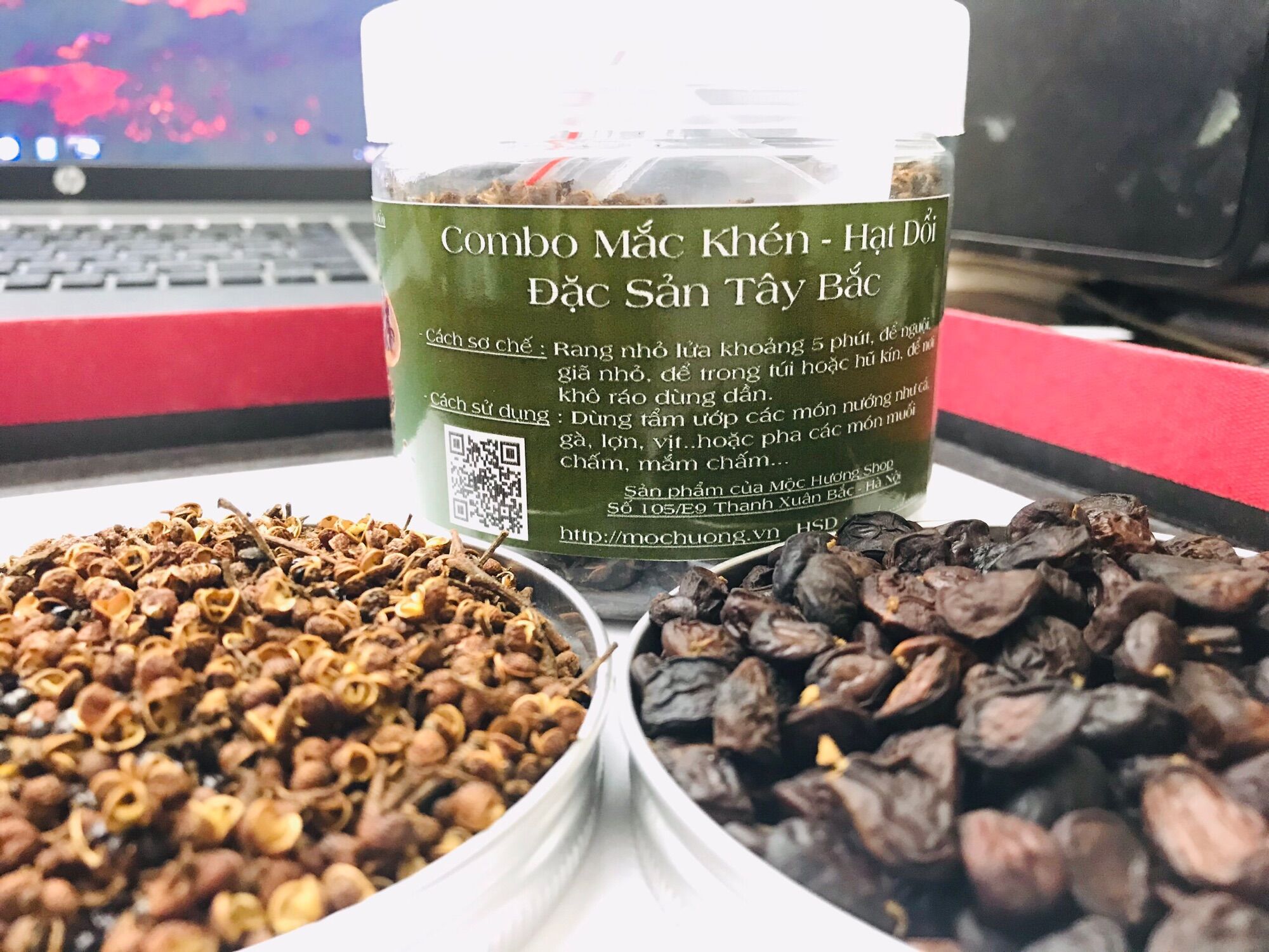 Combo 100gr Hạt Mắc Khén + 50 Hạt Dổi Nếp
