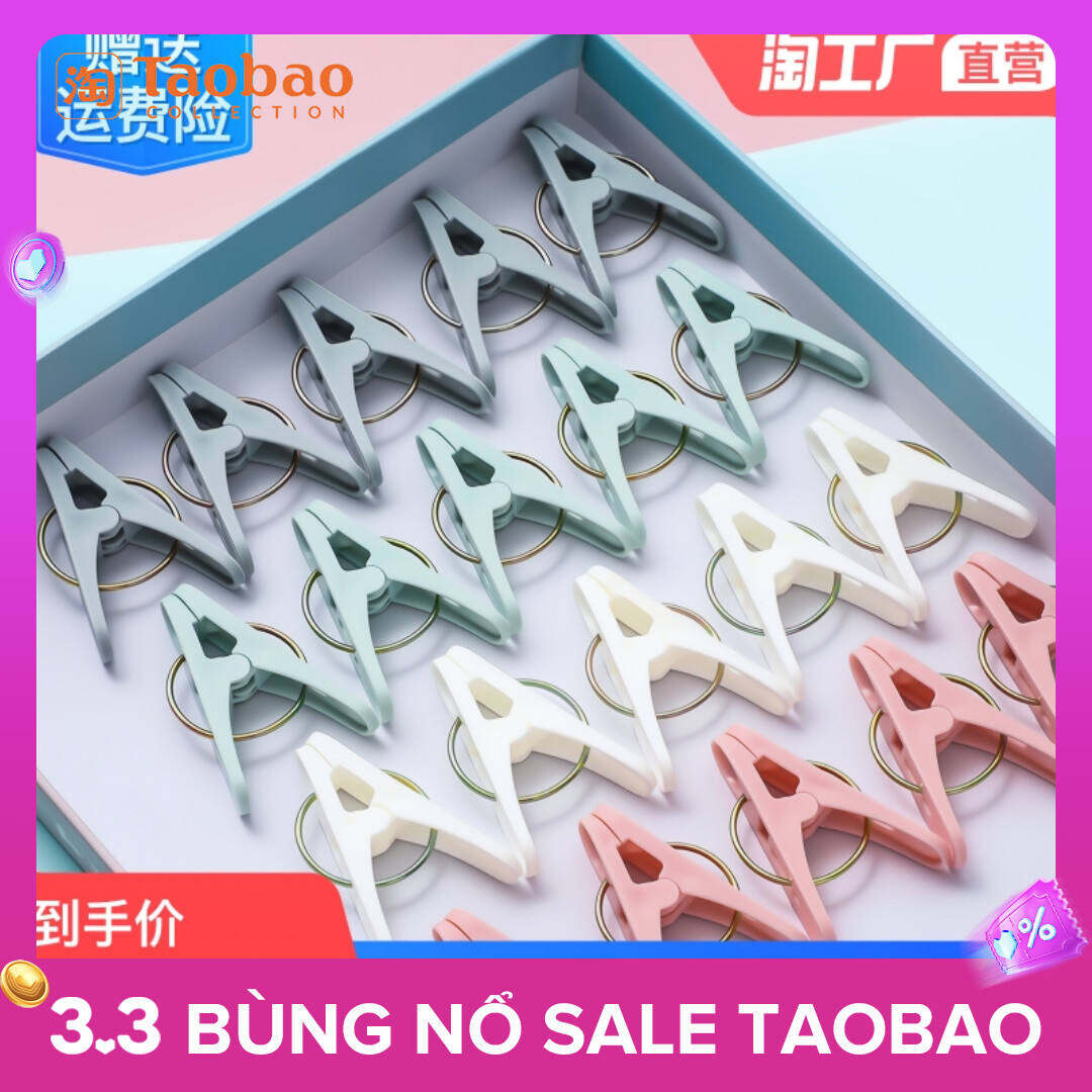 Kẹp Kẹp Kẹp Phơi Quần Áo Kẹp Lớn Kẹp Phơi Chăn Giá Phơi Quần Áo Kẹp Nhỏ Bằng Nhựa Cố Định Chống Gió Kẹp Phơi Quần Áo