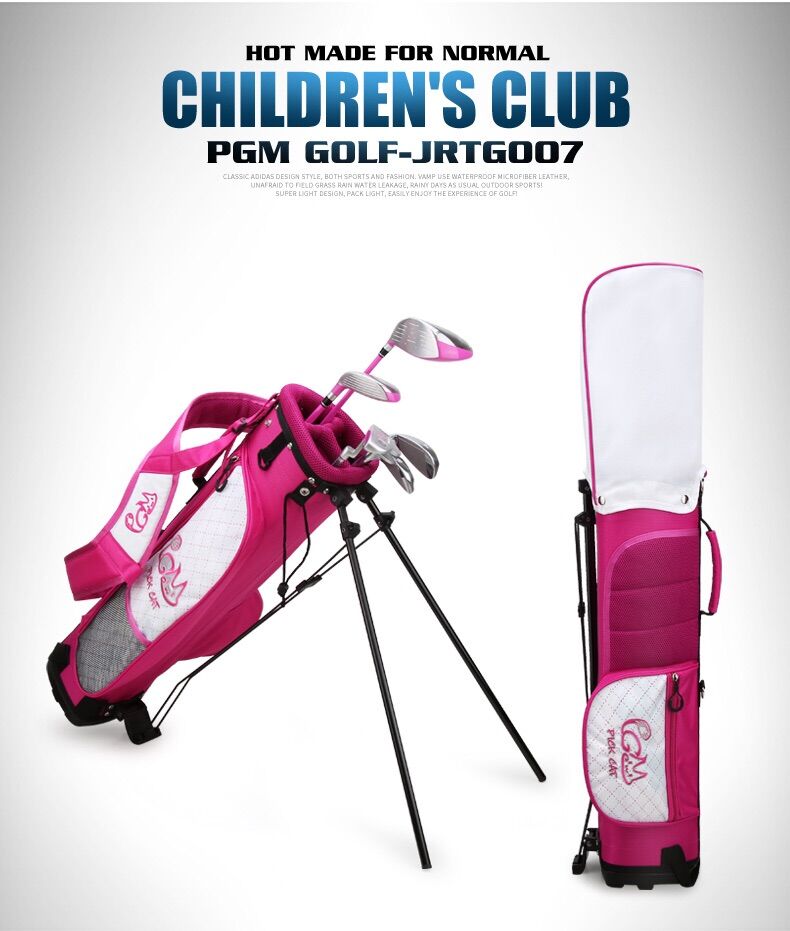 Bộ gậy golf trẻ em pick cat màu hồng chính hãng pgm
