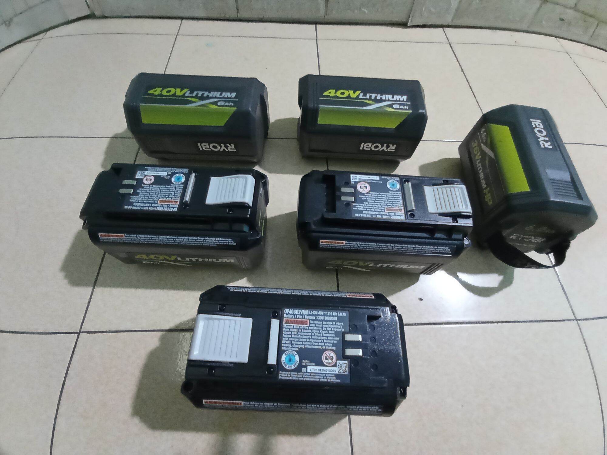 pin 40v 6ah . hàng mỹ xài lướt