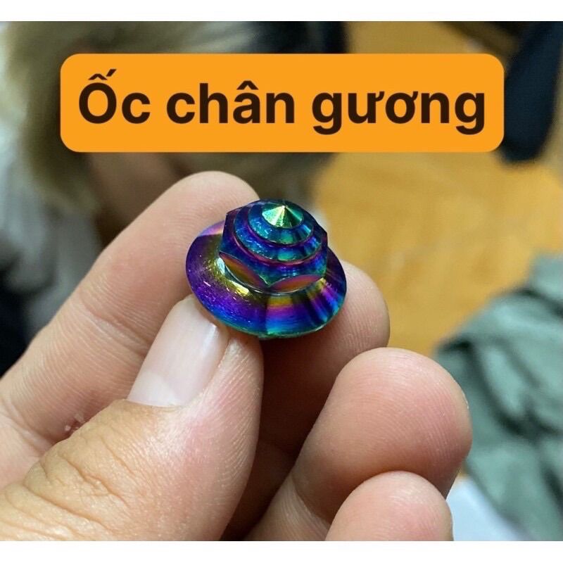 Ốc chân gương tán ô titan gắn mọi loại xe