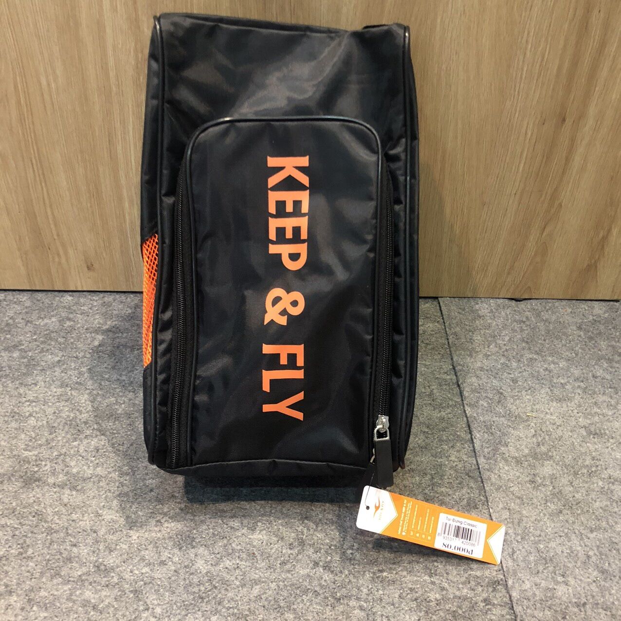 Túi đựng giày bóng đá KEEPFLY Đen