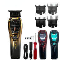 VGR | Máy Cắt Tóc Không Dây Chuyên Nghiệp VGR V-668C/T Với Động Cơ Vector 11000 Vòng/phút Khóa Hành Trình Máy Cắt Tóc Nam Lưỡi Dao Bằng Thép Không Gỉ