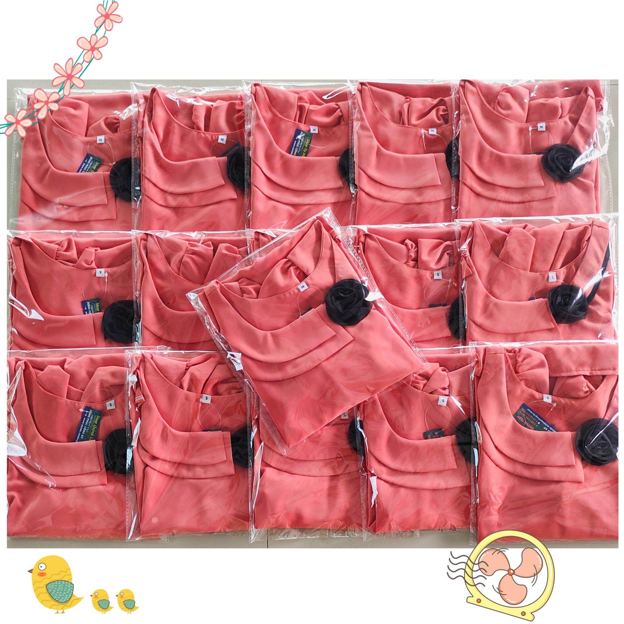 Áo Kiểu Nữ Công Sở Viền Nơ Cổ