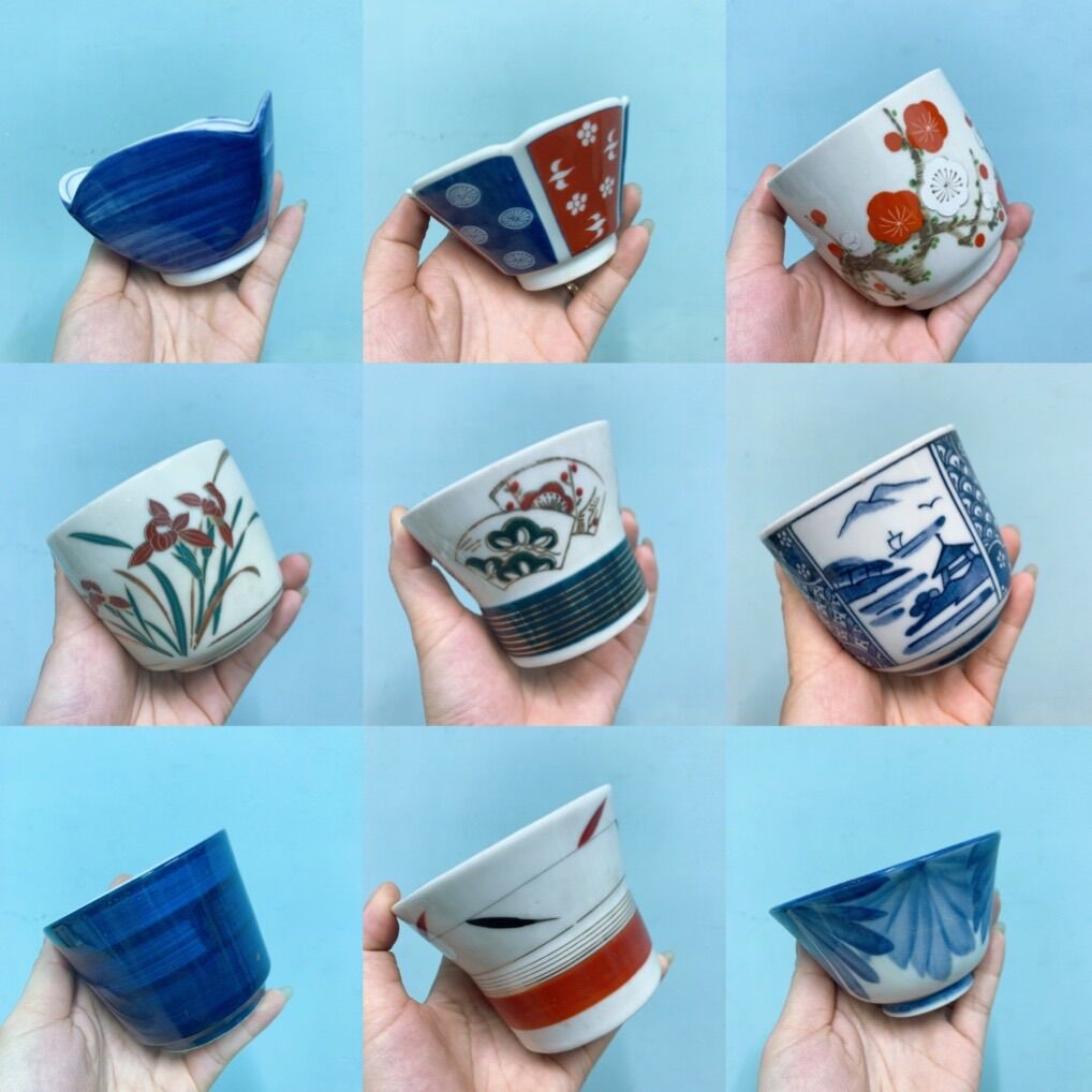 Ly gốm sứ Nhật (7-9cm)- Khoan lỗ miễn phí theo yc