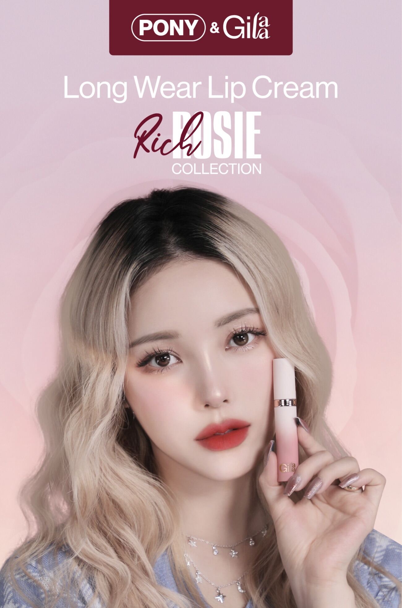 Son Gilaa Long Wear Lip Cream Rich Rosie