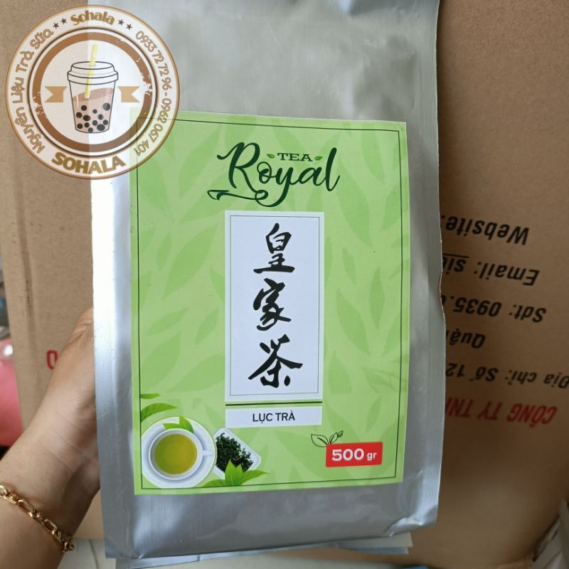 Lục trà royal 500g trà xanh pha trà trái cây