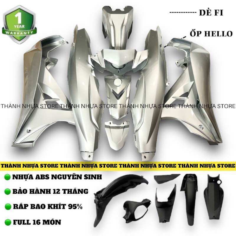 [NEW] Dàn áo Sirius Bạc phối Đen Ốp Sihello Dè Fi (Xem mô tả)