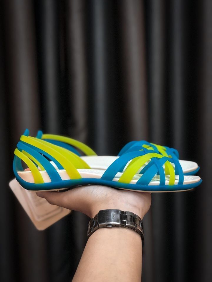 Cross-Sandal huarache (xanh vàng)