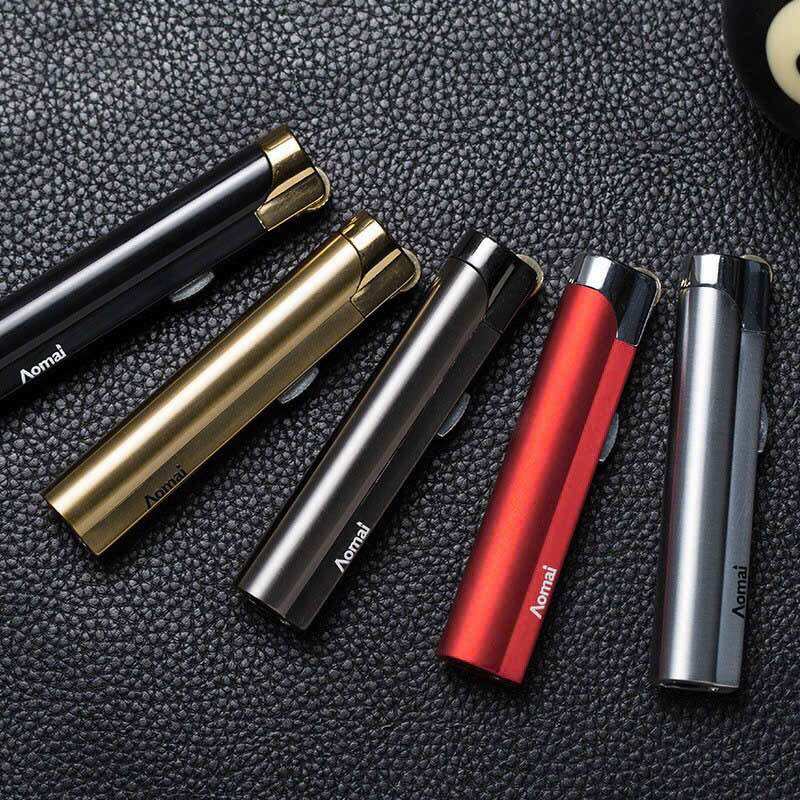 Bật lửa ga đá khò Aomai giữ lửa tự động cao cấp 228