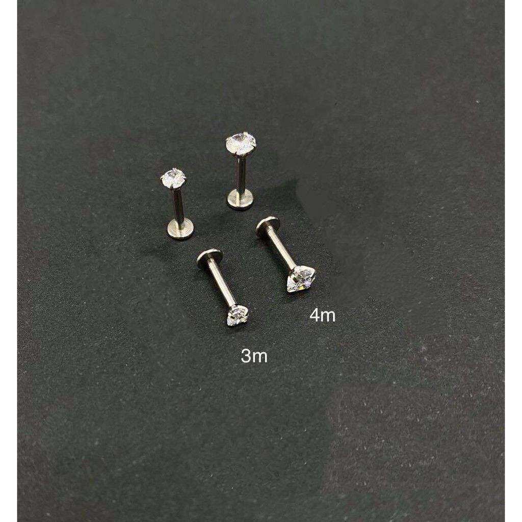 Khuyên Tai Đá Trấu - Khuyên tai / Khuyên mũi / Khuyên môi (8mm)