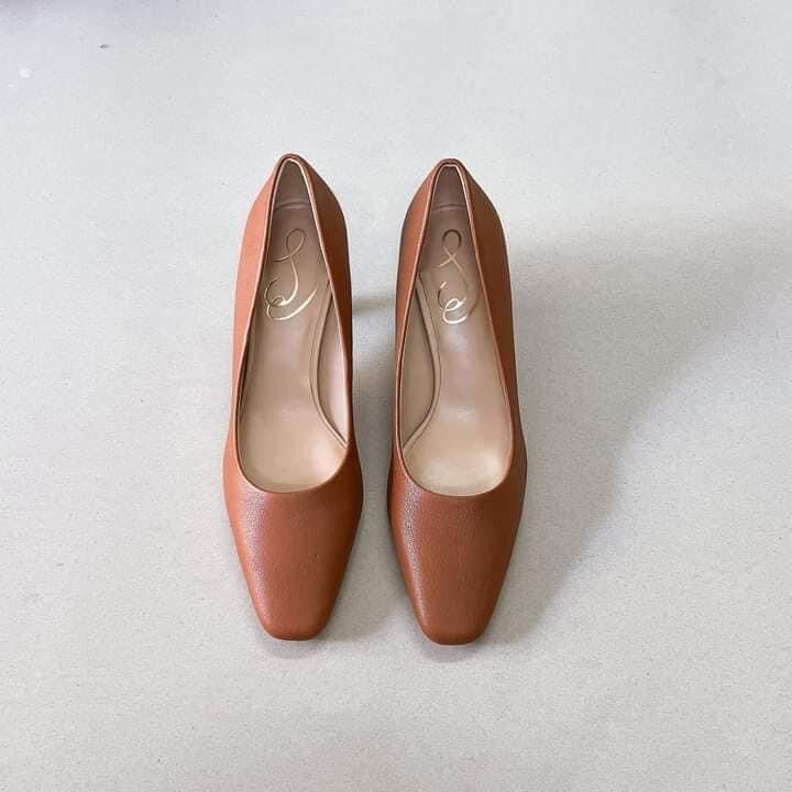 Giày cao gót hiệu Sam Edelman Chuẩn xuất, chất da thật
