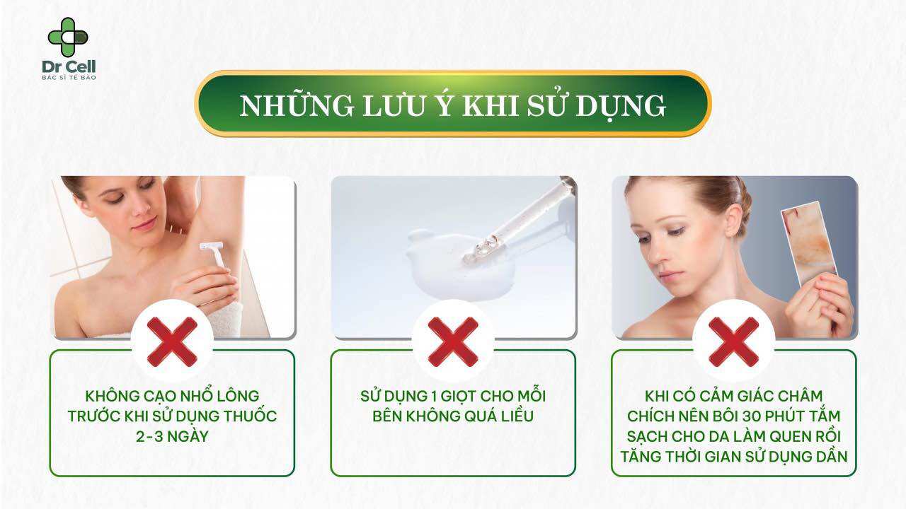 Sạch Hôi Nách DR CELL 10ml