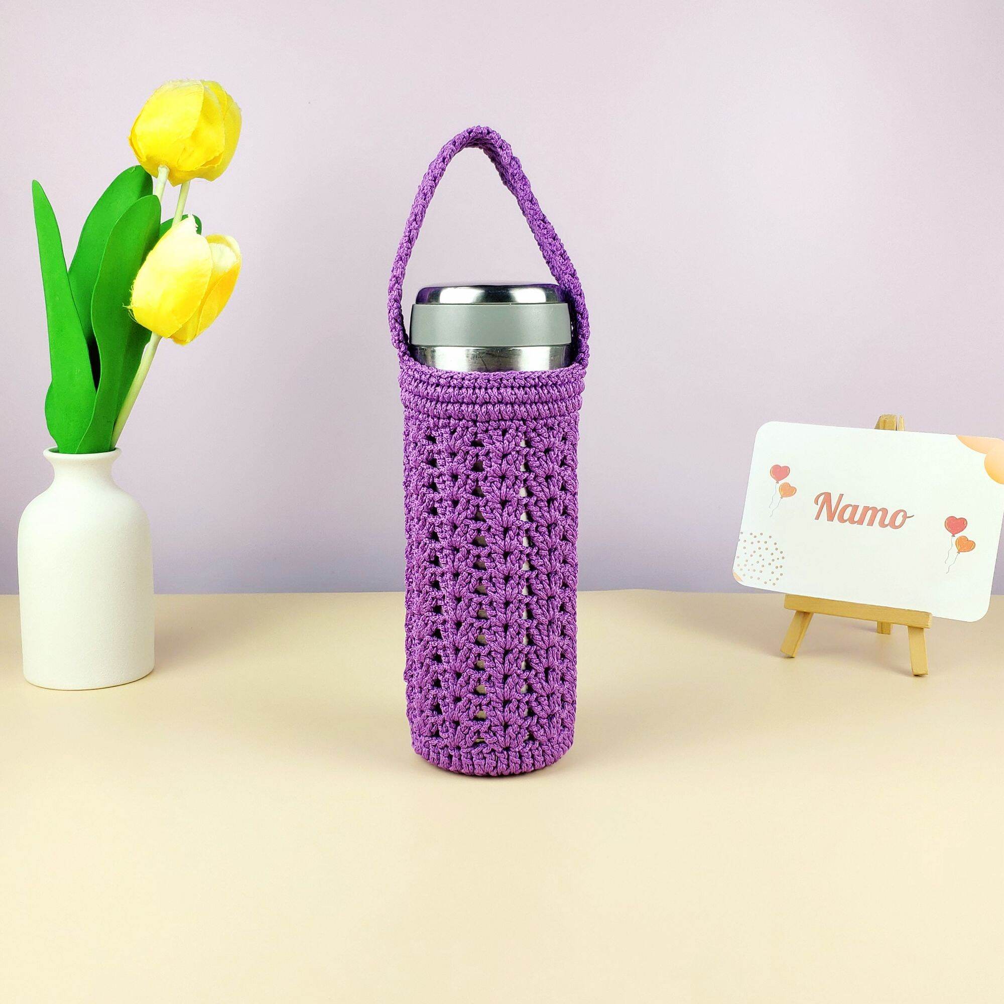 TÚI ĐỰNG LY GIỮ NHIỆT HANDMADE NHIỀU MÀU (SẢN PHẨM KHÔNG BAO GỒM BÌNH)
