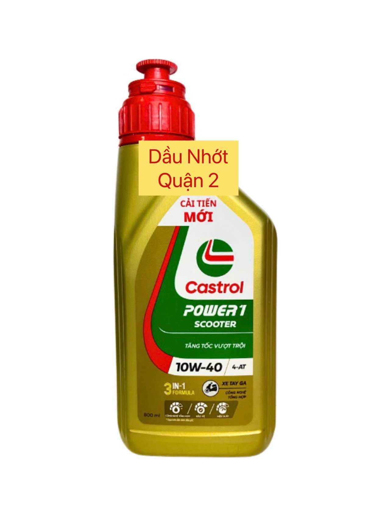 Nhớt Castrol Power I dành xe tay ga 800ml Hàng Chính Hãng