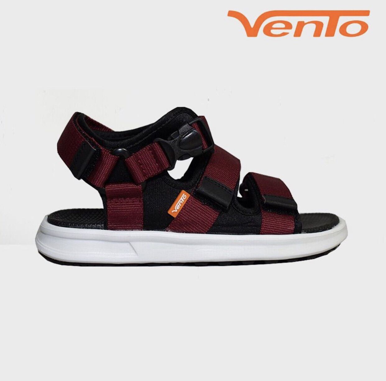 Giày Sandal Quai Ngang Chính Hãng Vento Đỏ Đô