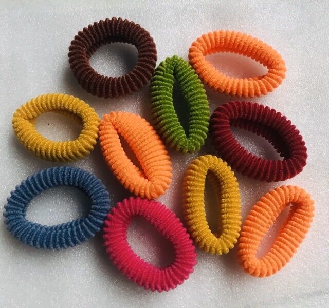 Sỉ_ Bịch 50 Dây cột Tóc Đơn Giản Siêu Chắc, Người Lớn (Bản dây:1,5cm)