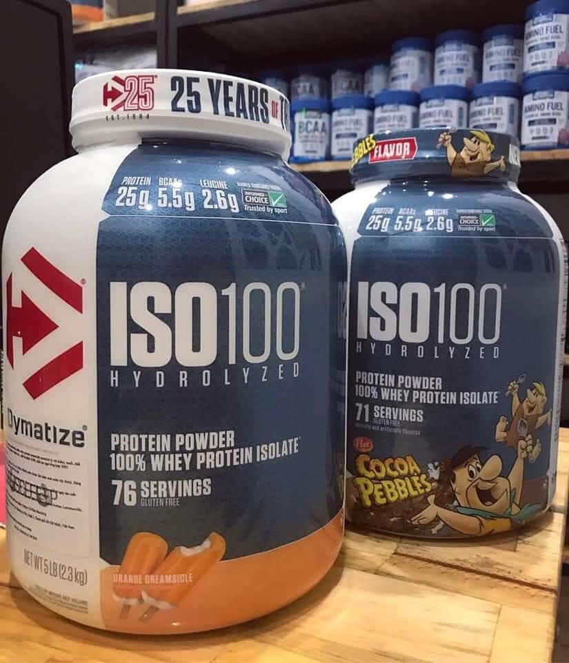 DYMATIZE ISO 100 WHEY PROTEIN HYDROLYZED TĂNG CƠ ĐẲNG CẤP