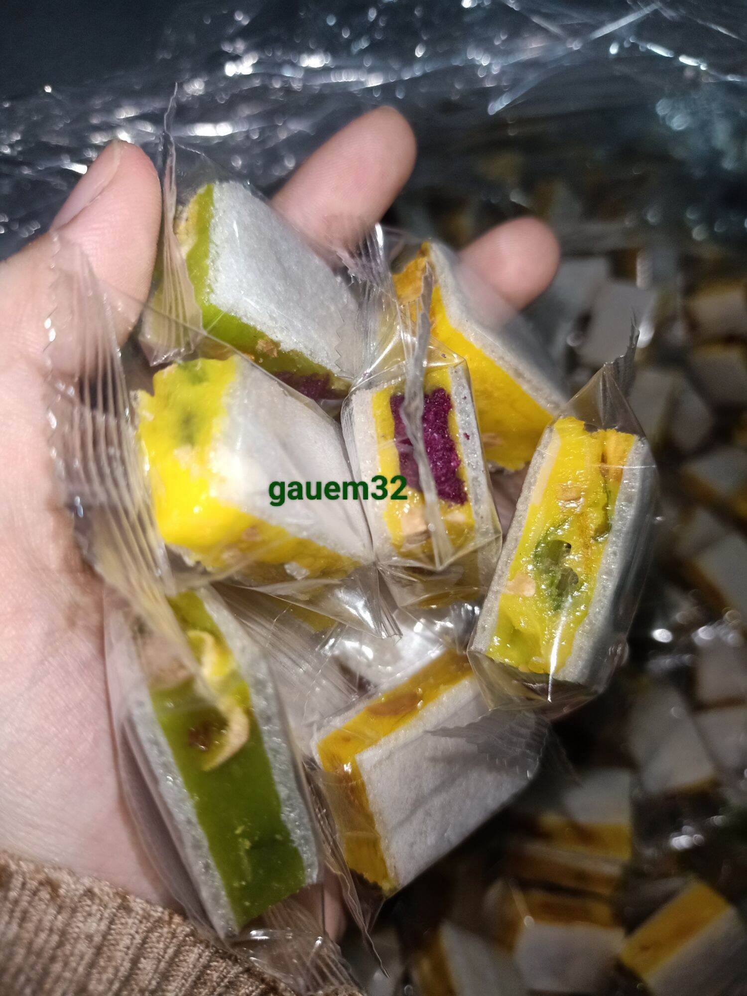 Kẹo dừa sáp trái cây sấy giỏn 500g