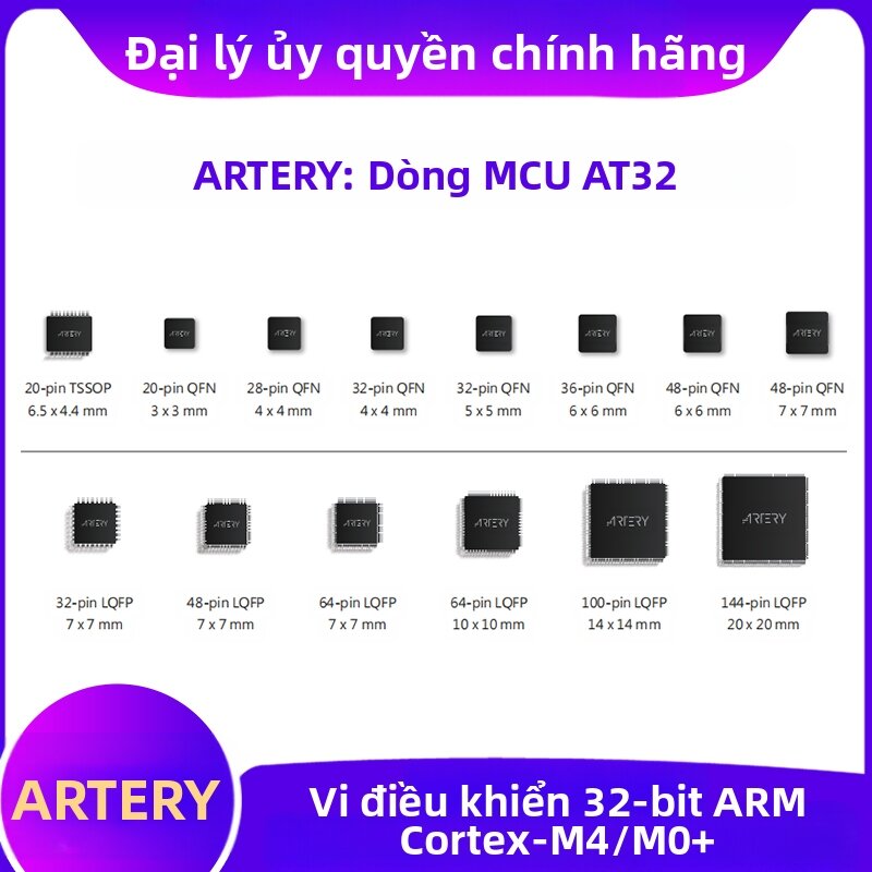 YEHUO | 32-bit M4 Microcontroller AT32F413RCT7 Giá 151,000 Đồng*Miễn phí vận chuyển