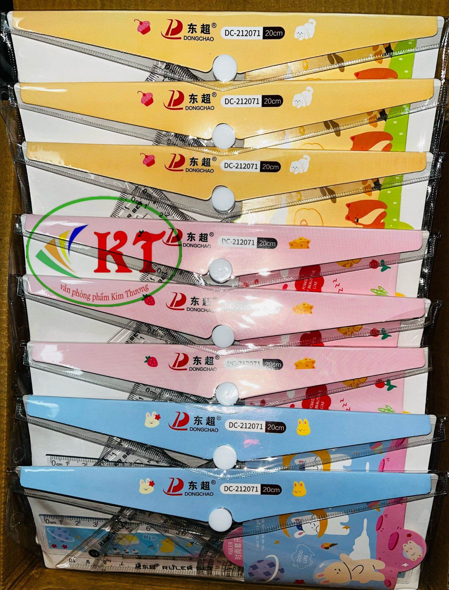 Bộ thước 4 món túi nút DC-212071-20CM