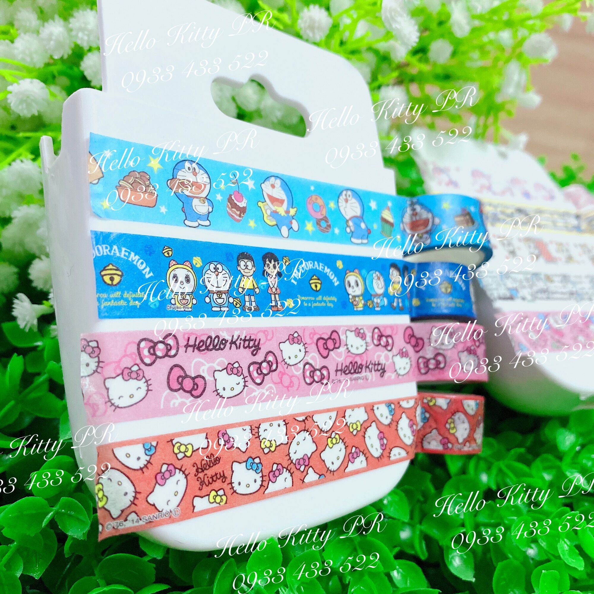 [Freeship MAX] Băng keo, băng dính mini dán trang trí Doremon - Melody - Doraemon HELLOKITY PR