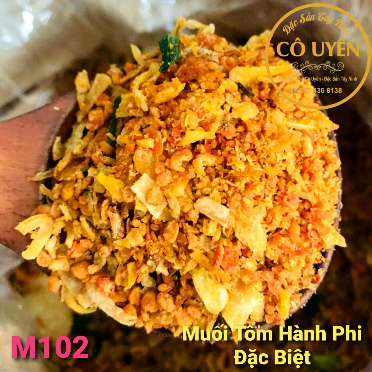 Muối tôm hành phi đặc biệt thơm cay, siêu ngon [0,5kg]