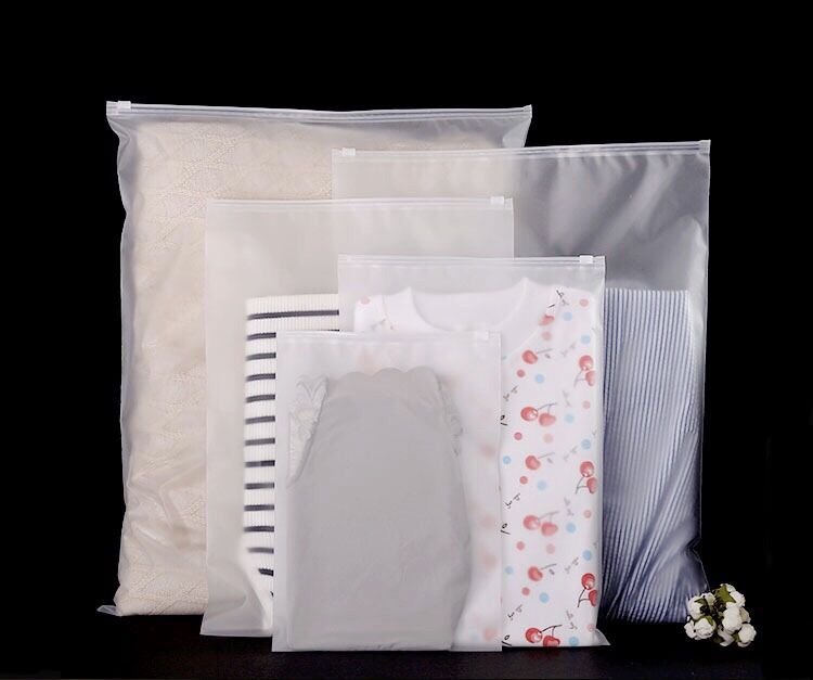 Túi zip mờ đựng đồ lót, mỹ phẩm du lịch tiện lợi