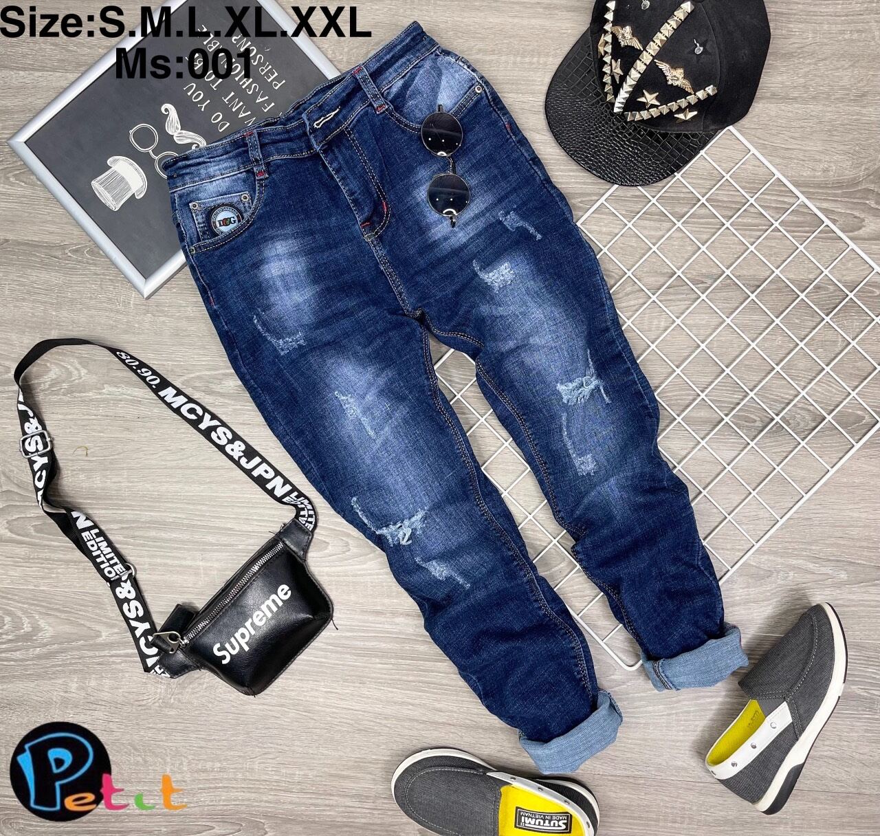 Quần jean size cồ đại cho bé (35-45kg) pet001